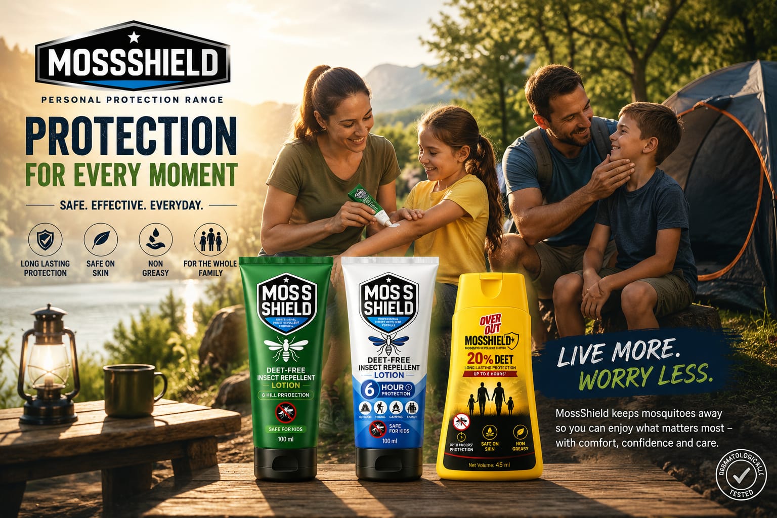MosShield® DEET-Free Insect Repellent